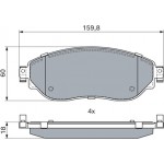 Bosch Σετ τακάκια, Δισκόφρενα - 0 986 494 817