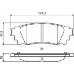 Bosch Σετ τακάκια, Δισκόφρενα - 0 986 494 822