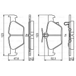 Bosch Σετ τακάκια, Δισκόφρενα - 0 986 494 836