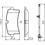Bosch Σετ τακάκια, Δισκόφρενα - 0 986 494 841 Bosch Σετ τακάκια, Δισκόφρενα - 0 986 494 841