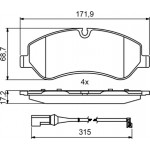 Bosch Σετ τακάκια, Δισκόφρενα - 0 986 494 844