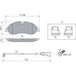 Bosch Σετ τακάκια, Δισκόφρενα - 0 986 494 845