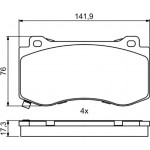 Bosch Σετ τακάκια, Δισκόφρενα - 0 986 494 870