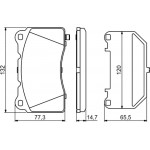 Bosch Σετ τακάκια, Δισκόφρενα - 0 986 494 880