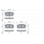 Bosch Σετ τακάκια, Δισκόφρενα - 0 986 494 905