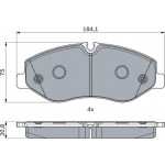 Bosch Σετ τακάκια, Δισκόφρενα - 0 986 494 914