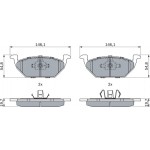 Bosch Σετ τακάκια, Δισκόφρενα - 0 986 494 925