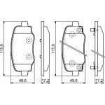 Bosch Σετ τακάκια, Δισκόφρενα - 0 986 494 930