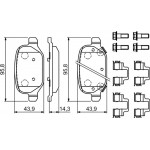 Bosch Σετ τακάκια, Δισκόφρενα - 0 986 494 935