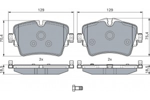 Bosch Σετ τακάκια, Δισκόφρενα - 0 986 494 940