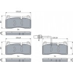 Bosch Σετ τακάκια, Δισκόφρενα - 0 986 494 956