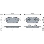 Bosch Σετ τακάκια, Δισκόφρενα - 0 986 494 962