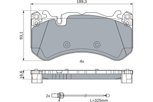 Bosch Σετ τακάκια, Δισκόφρενα - 0 986 494 973