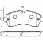 Bosch Σετ τακάκια, Δισκόφρενα - 0 986 495 107