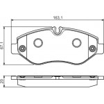 Bosch Σετ τακάκια, Δισκόφρενα - 0 986 495 113