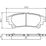 Bosch Σετ τακάκια, Δισκόφρενα - 0 986 495 174