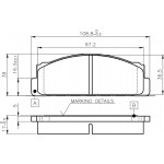 Bosch Σετ τακάκια, Δισκόφρενα - 0 986 TB2 002