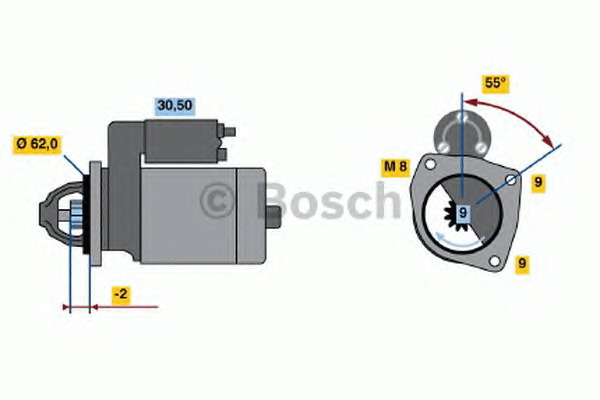 Bosch Μίζα - 0 986 013 850
