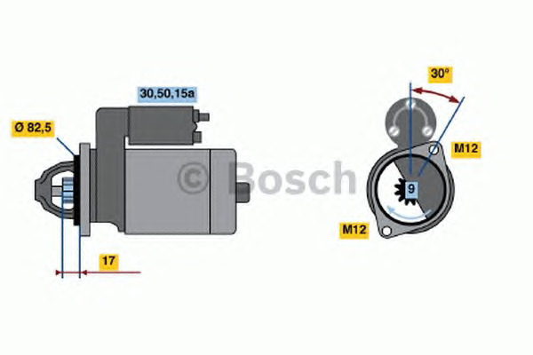 Bosch Μίζα - 0 986 016 330
