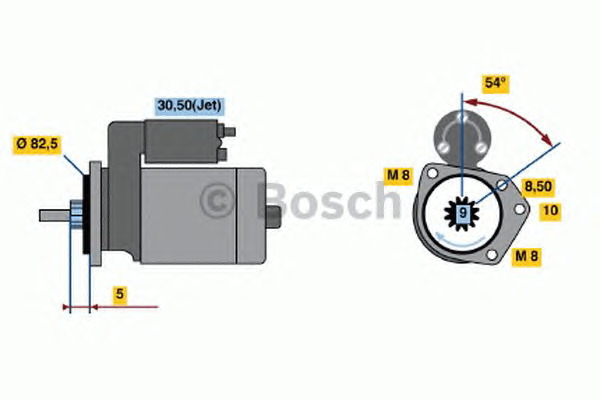 Bosch Μίζα - 0 986 016 800