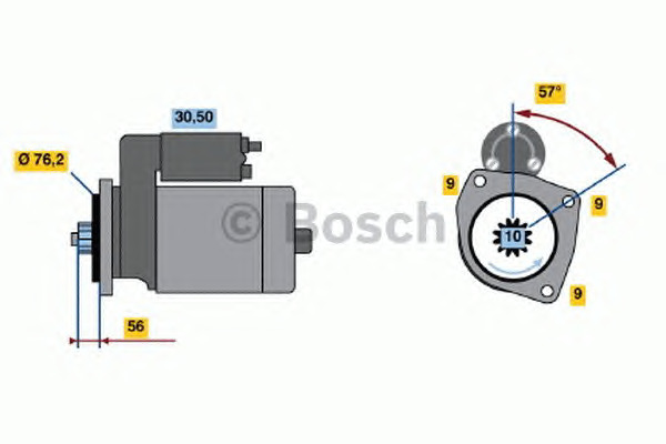 Bosch Μίζα - 0 986 016 990