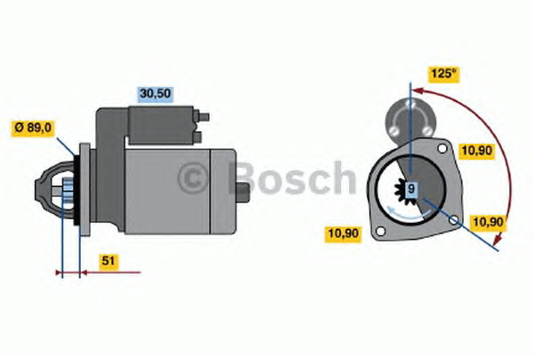 Bosch Μίζα - 0 986 017 240