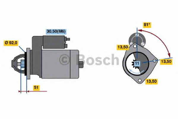 Bosch Μίζα - 0 986 018 370