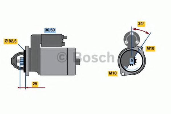 Bosch Μίζα - 0 986 018 850