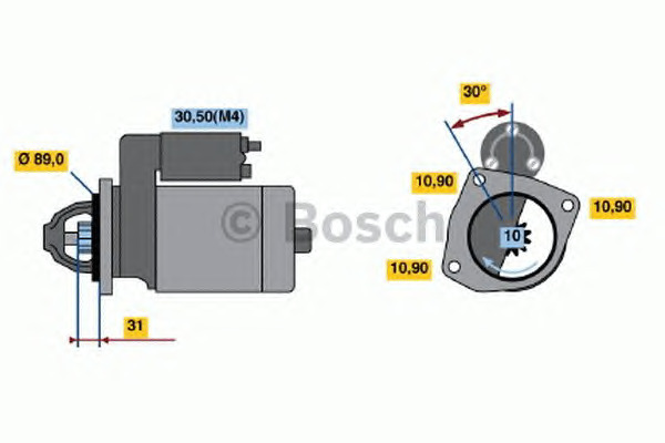 Bosch Μίζα - 0 986 020 070