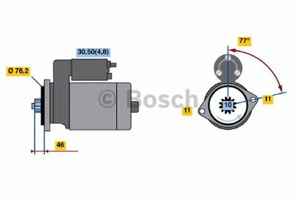Bosch Μίζα - 0 986 020 280