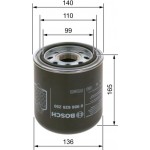 Bosch Στοιχείο αφυγρ., σύστ. πεπ. Αέρα - 0 986 628 250