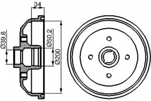 Bosch Ταμπούρο - 0 986 477 040