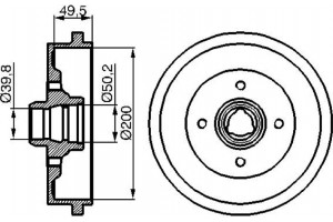 Bosch Ταμπούρο - 0 986 477 041