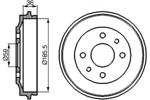 Bosch Ταμπούρο - 0 986 477 055