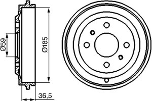 Bosch Ταμπούρο - 0 986 477 125