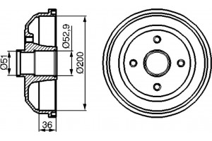 Bosch Ταμπούρο - 0 986 477 134