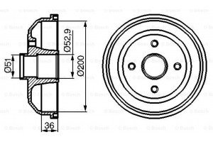 Bosch Ταμπούρο - 0 986 477 134