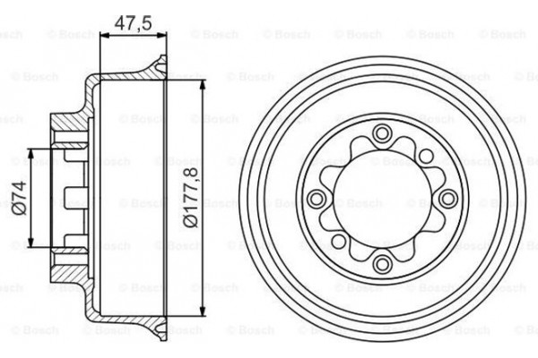 Bosch Ταμπούρο - 0 986 477 154