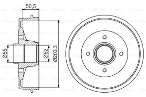 Bosch Ταμπούρο - 0 986 477 172