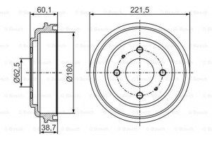 Bosch Ταμπούρο - 0 986 477 284