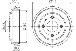 Bosch Ταμπούρο - 0 986 477 284