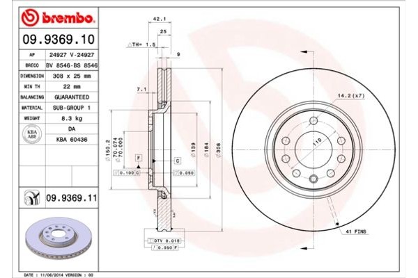 Breco Δισκόπλακα - Bs 8546