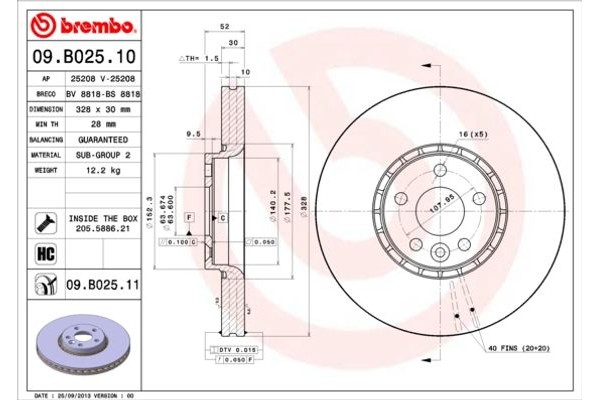 Breco Δισκόπλακα - Bs 8818