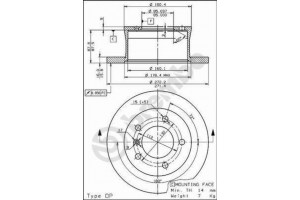 Δισκοπλακα Brembo 08.7725.10