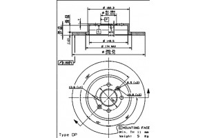 Δισκοπλακα Brembo 08.9465.10