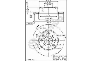 Δισκοπλακα Brembo 09.3095.10