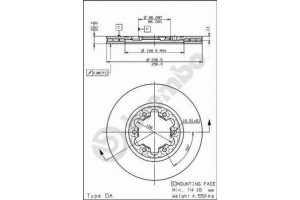 Δισκοπλακα Brembo 09.5957.10