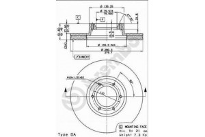 Δισκοπλακα Brembo 09.7717.10