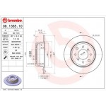 Brembo Δισκόπλακα - 08.1365.10