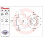 Brembo Δισκόπλακα - 08.1741.10